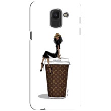 Чохли Луі Вітон для Samsung Galaxy J6 2018, J600F (AlphaPrint - LOUIS VUITTON) (кава LOUIS VUITTON)