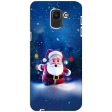 Чехлы на Новый Год Samsung Galaxy J6 2018, J600F (Маленький Дед Мороз)