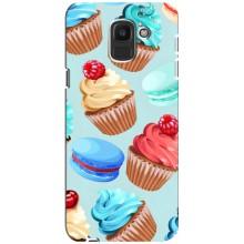 Чохли з фруктами для Samsung Galaxy J6 2018, J600F (VPrint) (Кексики)