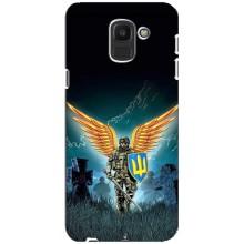 Чехлы с картинкой ЗСУ для Samsung Galaxy J6 2018, J600F (AlphaPrint) (Солдат ЗСУ)