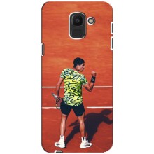 Чехлы с принтом Спортивная тематика для Samsung Galaxy J6 2018, J600F – Алькарас Теннисист