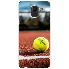 Чохли з прінтом Спортивна тематика для Samsung Galaxy J6 2018, J600F (Тенісний корт)