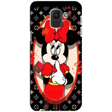 Чехол Disney Mouse Samsung Galaxy J6 2018, J600F (PREMIUMPrint) (Минни Маус ЛВ)