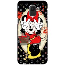 Чехол Disney Mouse Samsung Galaxy J6 2018, J600F (PREMIUMPrint) (Минни peace)