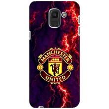 Чохол Манчестер Юнайтед для Самсунґ Дж6 2018 (AlphaPrint) (вогняний Манчестер)
