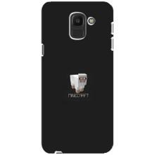 Чохол Майнкрафт на Samsung Galaxy J6 2018, J600F (AlphaPrint) Minecraft (Овечка Майнкрафт)