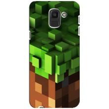 Чохол Майнкрафт на Samsung Galaxy J6 2018, J600F (AlphaPrint) Minecraft (текстура Майнкрафт)