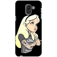 Чохол з друком для Samsung Galaxy J6 2018, J600F - (Мода) (AlphaPrint) (Дівчина в тату)