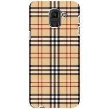 Чехол с Брендами одежды на Самсунг J6 (2018) – Burberry стиль