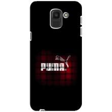 Чехол с Брендами одежды на Самсунг J6 (2018) – PUMA стиль