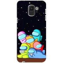Чохли Амонг Ас для Samsung Galaxy J6 2018, J600F (AlphaPrint) (Скіни в космосі)