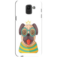 Бампер для Samsung Galaxy J6 2018, J600F с картинкой "Песики" – Собака Король