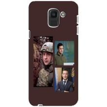 Чехол для Samsung Galaxy J6 2018, J600F (AlphaPrint - с принтом Зеленского) – Президент