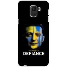 Чехол для Samsung Galaxy J6 2018, J600F (AlphaPrint - с принтом Зеленского) – В. Зеленский