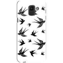 Чохол з пташками на Samsung Galaxy J6 2018, J600F (VPrint) (Ластівки)