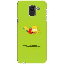 Чjхол з Сімпсонами для Samsung Galaxy J6 2018, J600F (VPrint) (Барт Сімпсон)