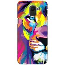 Чохол з картинкою ЛЕВ для Samsung Galaxy J6 2018, J600F (VPrint) (Яскравий Лев)