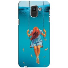 Чохол Стильні дівчата на Samsung Galaxy J6 2018, J600F (Дівчина на гойдалці)