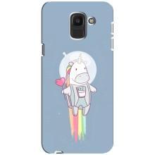Чохол Unicorn на Samsung Galaxy J6 2018, J600F (Єдинорог космонавт)