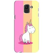 Чохол Unicorn на Samsung Galaxy J6 2018, J600F (Яскравий Єдинорог)