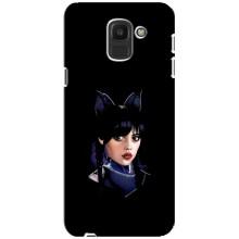 Чохли Венсдей на Samsung Galaxy J6 2018, J600F Уенсдей (AlphaPrint) (серйозна Венздей)