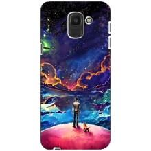 Космічні Чохли для Самсунґ Дж6 2018 (VPrint) (Вид Галактики)