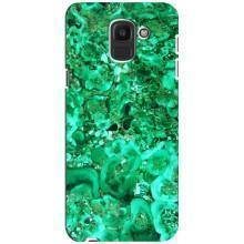 Мраморний чехол на Samsung Galaxy J6 2018, J600F (VPrint) (Салатовий Мрамор)