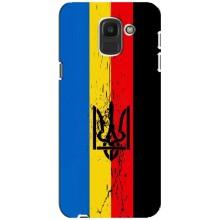 Украинские Чехлы для Samsung Galaxy J6 2018, J600F с картинкой УПА (AlphaPrint) (Прапор УПА)