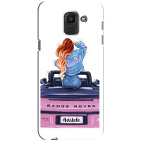 Силіконовый Чохол на Samsung Galaxy J6 2018, J600F з картинкой Модных девушек – Дівчина на машині