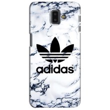 Чехлы Адидас для Samsung Galaxy J6 Plus, J6 Plus, J610 (AlphaPrint) (Адидас на мраморе)