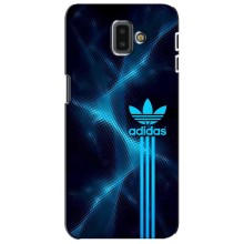 Чехлы Адидас для Samsung Galaxy J6 Plus, J6 Plus, J610 (AlphaPrint) (Синий Адидас)