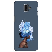 Чехлы (ART) Цветы на Samsung Galaxy J6 Plus, J6 Plus, J610 (VPrint) (Цветы на голове)