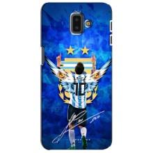 Чехлы для Samsung Galaxy J6 Plus, J6 Plus, J610 (Leo чемпион) (AlphaPrint) (Месси сборная)
