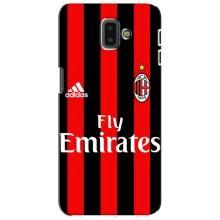 Чехлы для Samsung Galaxy J6 Plus, J6 Plus, J610 (VPrint) - Футбольные клубы (Milan)