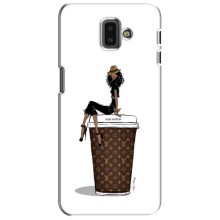 Чохли Луі Вітон для Samsung Galaxy J6 Plus, J6 Plus, J610 (AlphaPrint - LOUIS VUITTON) (кава LOUIS VUITTON)