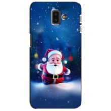 Чехлы на Новый Год Samsung Galaxy J6 Plus, J6 Plus, J610 – Маленький Дед Мороз