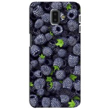 Чехлы с Фруктами для Samsung Galaxy J6 Plus, J6 Plus, J610 (VPrint) (Ежевика)