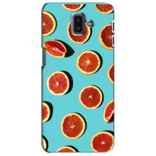 Чехлы с Фруктами для Samsung Galaxy J6 Plus, J6 Plus, J610 (VPrint) (Грейпфрут)