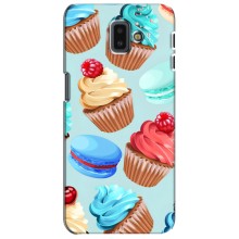 Чехлы с Фруктами для Samsung Galaxy J6 Plus, J6 Plus, J610 (VPrint) (Кексики)