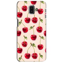 Чехлы с Фруктами для Samsung Galaxy J6 Plus, J6 Plus, J610 (VPrint) (Вишня)
