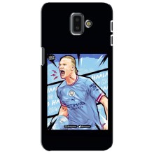 Чехлы с футболистом Ерлинг Холанд для Samsung Galaxy J6 Plus, J6 Plus, J610 (AlphaPrint) (гол Эрлинг Холланд)