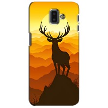 Чохли з зображенням різних тварин на Samsung Galaxy J6 Plus, J6 Plus, J610 (Силует Оленя)