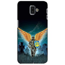 Чехлы с картинкой ЗСУ для Samsung Galaxy J6 Plus, J6 Plus, J610 (AlphaPrint) (Солдат ЗСУ)