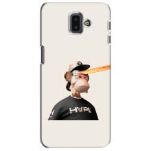 Чехлы с Обезьянами NFT для Samsung Galaxy J6 Plus, J6 Plus, J610 (AlphaPrint) (обезьяна NFT в очках)