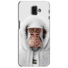 Чехлы с Обезьянами NFT для Samsung Galaxy J6 Plus, J6 Plus, J610 (AlphaPrint) (обезьяна NFT в тату)