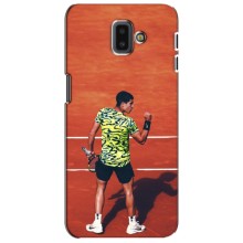 Чехлы с принтом Спортивная тематика для Samsung Galaxy J6 Plus, J6 Plus, J610 – Алькарас Теннисист