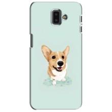Чехлы с собаками для Samsung Galaxy J6 Plus, J6 Plus, J610 (VPrint) (Корги)