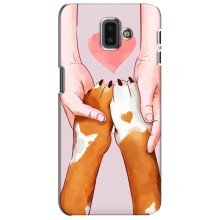 Чохли з собаками для Samsung Galaxy J6 Plus, J6 Plus, J610 (VPrint) (Любовь до собак)