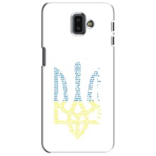 Чохли для Samsung Galaxy J6 Plus, J6 Plus, J610 Укр. Символіка (AlphaPrint) (Герб з букв)