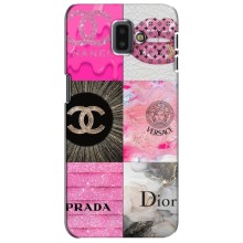 Чехол (Dior, Prada, YSL, Chanel) для Samsung Galaxy J6 Plus, J6 Plus, J610 (Модница)